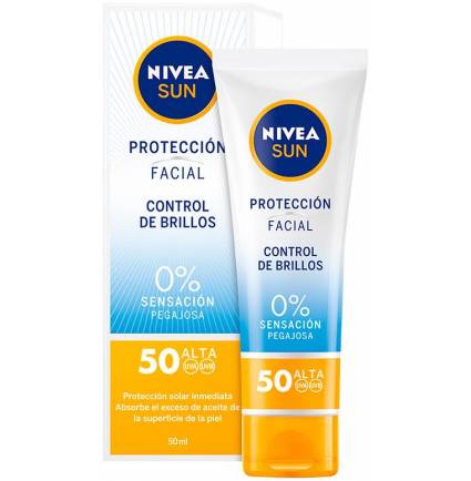 SUN FACIAL control de brillos SPF50 50 ml