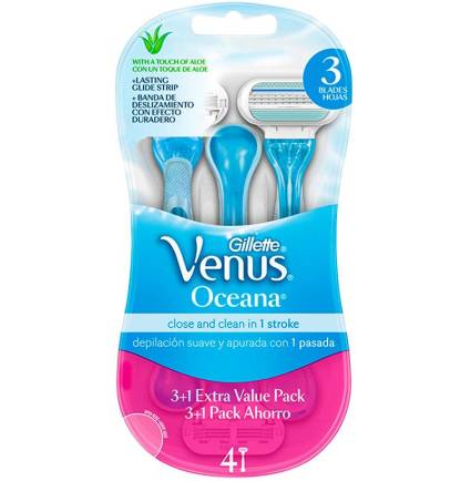 VENUS OCEANA maquinilla desechable 4 u