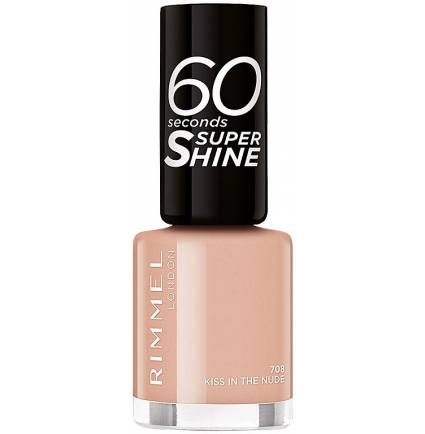 60 SECONDS SUPER SHINE esmalte de uñas #708-kiss in the nude 8 ml