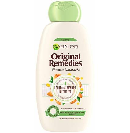 ORIGINAL REMEDIES champú leche almendras 300 ml