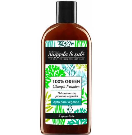 100% GREEN champú apto veganos 250 ml