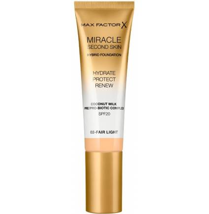 MIRACLE TOUCH second skin found.SPF20 #2-fair light