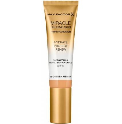 MIRACLE TOUCH second skin found.SPF20 #6-golden medium