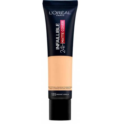 INFAILLIBLE 32H matte cover foundation #135-radiant vanilla 30 ml