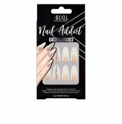 NAIL ADDICT nude light crystal 1 u