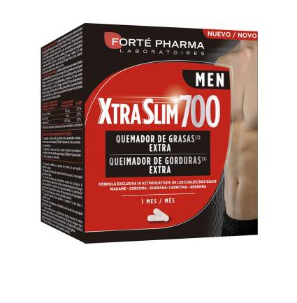 XTRASLIM 700 MEN quemador de grasas extra 120 cápsulas