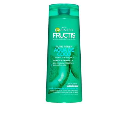 FRUCTIS PURE FRESH agua coco fortificante champú 300 ml