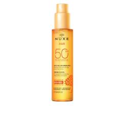 NUXE SUN aceite bronceador rostro y cuerpo SPF50 150 ml