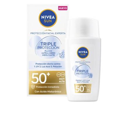 SUN TRIPLE PROTECCION fluido ultraligero facial SPF50+ 40 ml