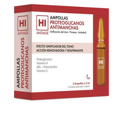 HI ANTI-AGE ampollas proteoglicanos antimanchas triple efecto flash 5 x 2 ml