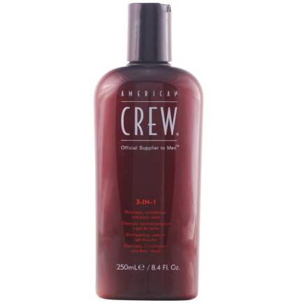 CREW 3 IN 1 shampoo, conditioner & body wash 250 ml