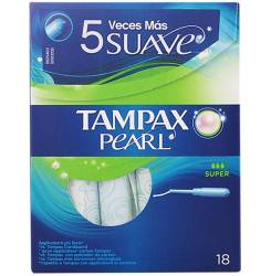 TAMPAX PEARL tampón super 18 uds