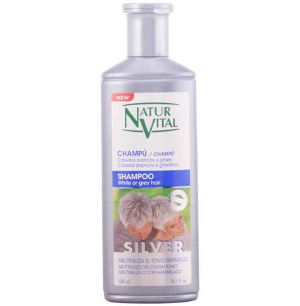 CHAMPÚ SILVER cabello blanco y gris 300 ml