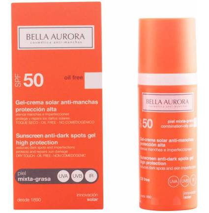 BELLA AURORA SOLAR gel anti-manchas mixta/grasa SPF50 50 ml